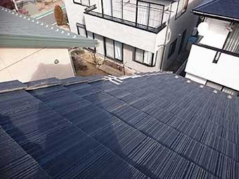 伊勢崎市スレート屋根外れ