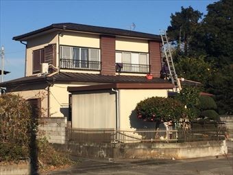 前橋市下大屋町U様屋根工事中
