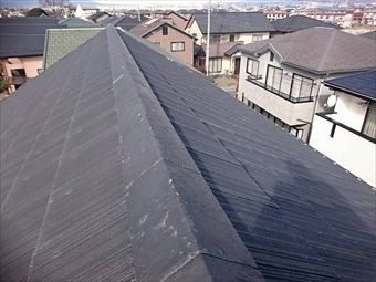 伊勢崎市新栄町屋根棟板金写真