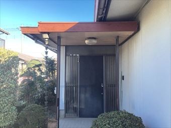 前橋市下川町建物玄関
