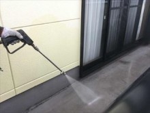 市総社町ベランダ工事洗浄