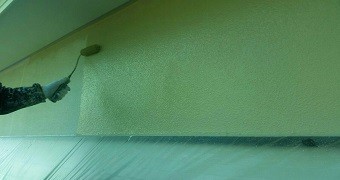 前橋市富士見町A様邸外壁中塗り