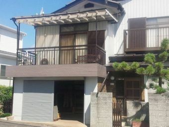 前橋市下小出町H様邸テラス交換前