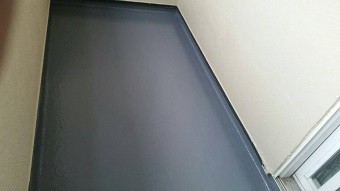 前橋市富士見町でベランダ防水工事の施工後