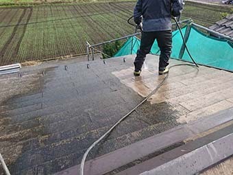 高崎市箕郷町 屋根洗浄