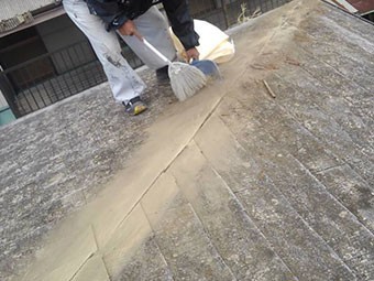 太田市下浜田 棟板金交換工事
