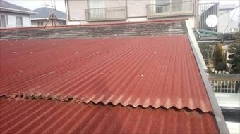 桐生市大沢町U様邸波板トタン浮き