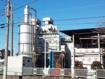 前橋市天川大島町H工場タンク塗装前
