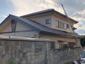 前橋市富士見町 屋根瓦葺き替え工事後
