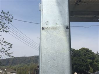 伊勢崎市赤堀町H様邸鉄骨塗装3
