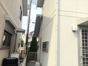 前橋市新堀町A様お隣との距離間