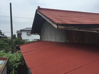 前橋市二之宮町K様邸屋根塗装塗装前