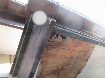 伊勢崎市境町N様邸軒天腐食われ