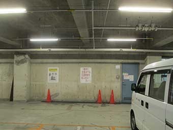 前橋市駒形町Yビル地下駐車場ダクト②