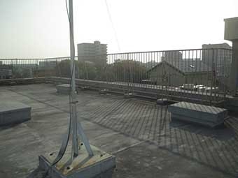 前橋市南町Oマンション陸屋根全体