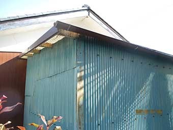 渋川市伊香保町T様邸物置外観