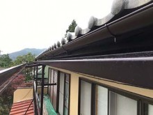 沼田市東原新町S様邸軒樋取り付け完成
