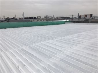 前橋市大島町H様邸屋根錆止め完了