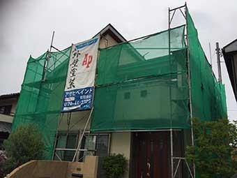 高崎市剣崎町N様メッシュシート