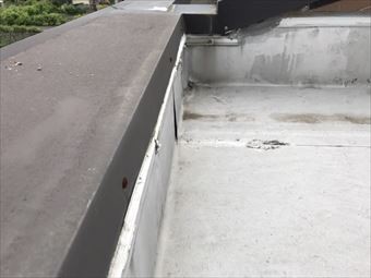 みどり市大間々町Aアパートベランダ全体