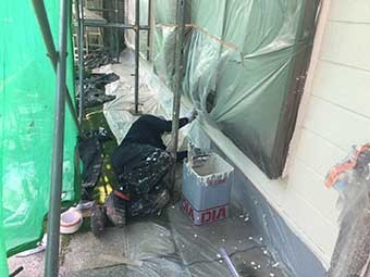 高崎市貝沢町 手抜き塗装工事再塗装上塗り2