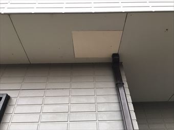前橋市茂木町t様邸軒天張替え