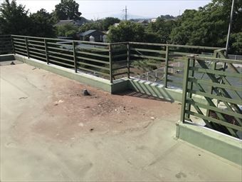 前橋市富士見町S様邸陸屋根現状1