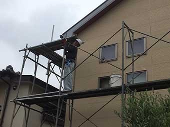 高崎市剣崎町N様仮設足場設置