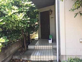 玉村町住宅診断玄関