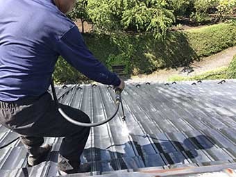 吾妻郡吾妻町K様邸高圧洗浄