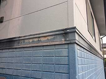 高崎市沖町 アパート 巾木劣化