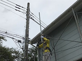 前橋市富士見町Y様邸仮設足場