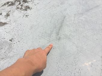 前橋市千代田町A様屋上防水劣化