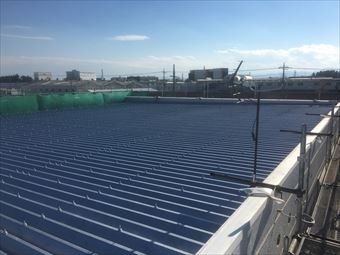 前橋市大島町H様邸屋根上塗り完了