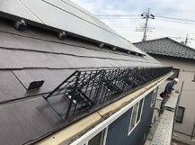 高崎市 太陽光パネル用雪止め