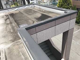 高崎市京目町 アパート屋根塗装