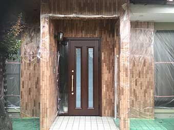 前橋市 玄関交換工事完成写真