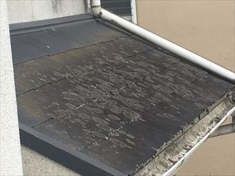 藤岡市藤岡屋根の色あせと劣化