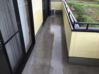 前橋市荒牧町 ベランダ防水