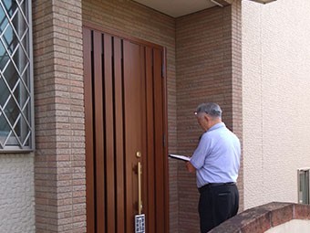 前橋市龍蔵寺町 雪止め金具設置