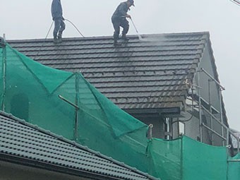 高崎市八千代町 屋根洗浄