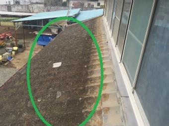 伊勢崎市下屋根指摘調査