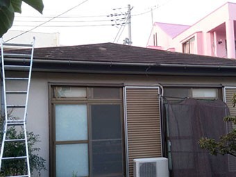 高崎市岩押町 風で飛んだ棟板金