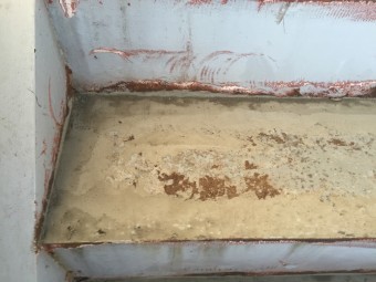 前橋市三河町マンション階段防水工事2