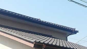 瓦屋根、漆喰点検