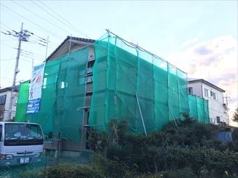 前橋市岩上町T様 足場完了