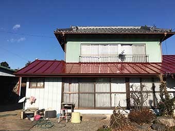 前橋市 屋根塗装後