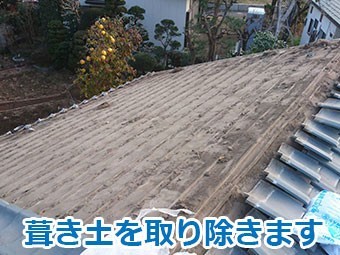 前橋市青柳町 棟瓦積み直し