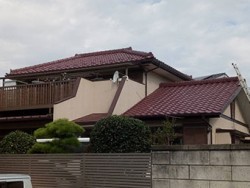 前橋市富士見町 屋根瓦葺き替え工事前