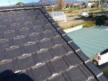 前橋市富士見町防災軽量瓦袖瓦